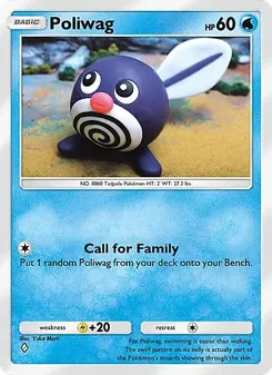 Pokémon-Karte Poliwag 013/071