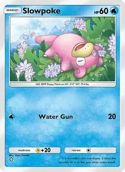 Pokémon-Karte Slowpoke 017/071