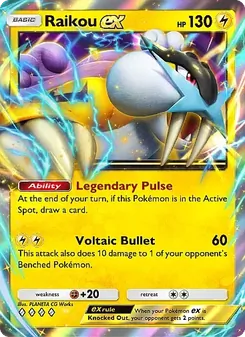 Pokémon-Karte Raikou ex 025/071