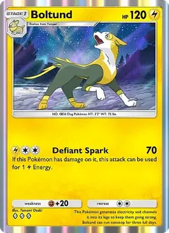 Pokémon-Karte Boltund 031/071