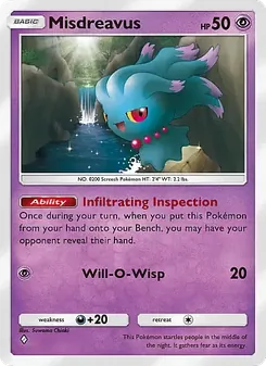 Pokémon-Karte Misdreavus 032/071