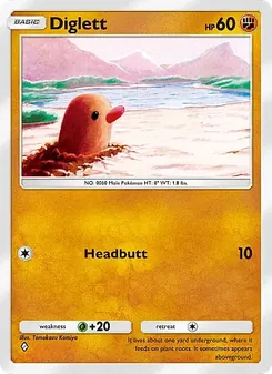 Pokémon-Karte Diglett 040/071