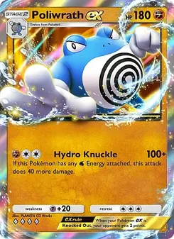 Pokémon-Karte Poliwrath ex 042/071