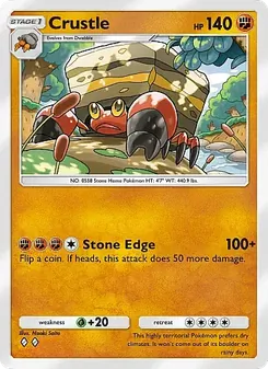 Pokémon-Karte Crustle 047/071