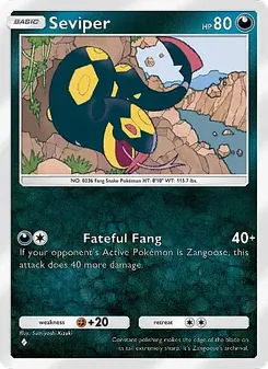 Pokémon-Karte Seviper 048/071