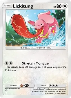 Pokémon-Karte Lickitung 057/071