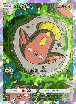 Pokémon-Karte Stunfisk 073/071