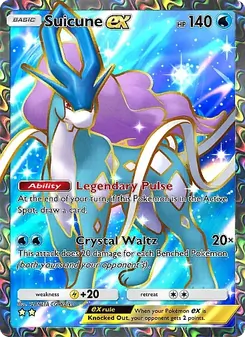 Pokémon-Karte Suicune ex 080/071