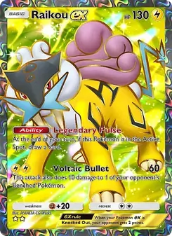 Pokémon-Karte Raikou ex 081/071