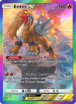 Pokémon-Karte Entei ex 087/071