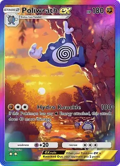 Pokémon-Karte Poliwrath ex 089/071