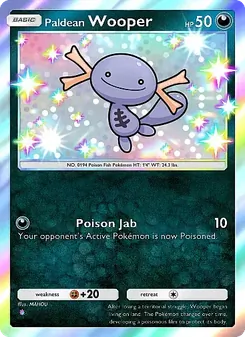 Pokémon-Karte Paldean Wooper 100/071