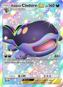 Pokémon-Karte Paldean Clodsire ex 104/071
