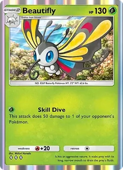 Pokémon-Karte Beautifly 005/226