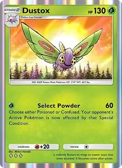 Pokémon-Karte Dustox 007/226