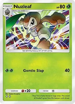 Pokémon-Karte Nuzleaf 009/226