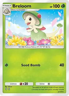 Pokémon-Karte Breloom 012/226