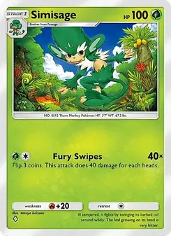 Pokémon-Karte Simisage 014/226