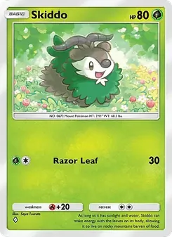 Pokémon-Karte Skiddo 021/226