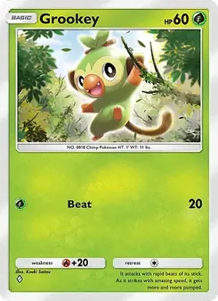 Pokémon-Karte Grookey 025/226