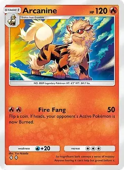 Pokémon-Karte Arcanine 029/226