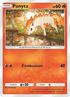Pokémon-Karte Ponyta 030/226