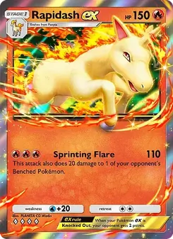 Pokémon-Karte Rapidash ex 031/226