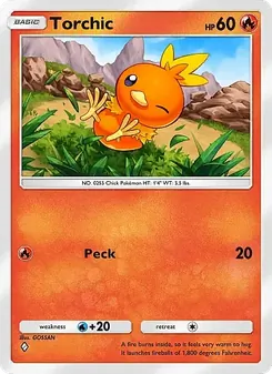 Pokémon-Karte Torchic 033/226