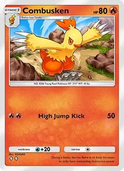 Pokémon-Karte Combusken 034/226