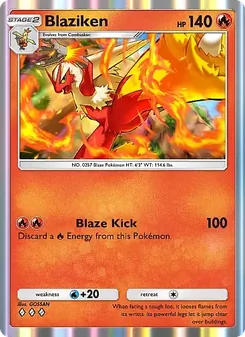 Pokémon-Karte Blaziken 035/226