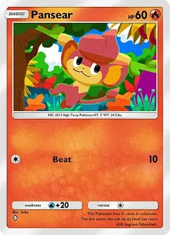Pokémon-Karte Pansear 037/226