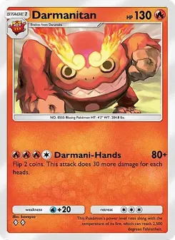 Pokémon-Karte Darmanitan 040/226