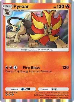 Pokémon-Karte Pyroar 046/226