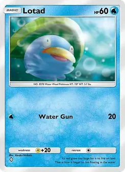 Pokémon-Karte Lotad 053/226