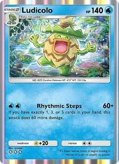 Pokémon-Karte Ludicolo 055/226