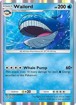 Pokémon-Karte Wailord 057/226