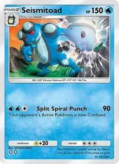 Pokémon-Karte Seismitoad 065/226
