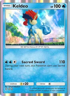 Pokémon-Karte Keldeo 070/226