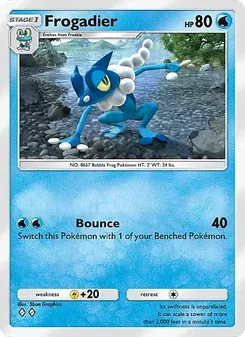 Pokémon-Karte Frogadier 072/226