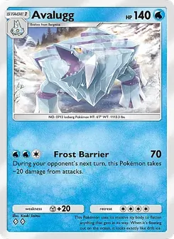 Pokémon-Karte Avalugg 075/226