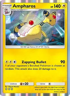 Pokémon-Karte Ampharos 084/226