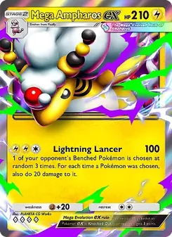 Pokémon-Karte Mega Ampharos ex 085/226