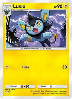 Pokémon-Karte Luxio 087/226