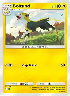 Pokémon-Karte Boltund 096/226