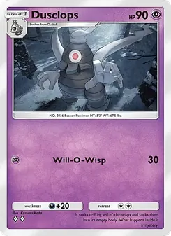 Pokémon-Karte Dusclops 104/226