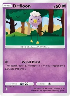 Pokémon-Karte Drifloon 107/226