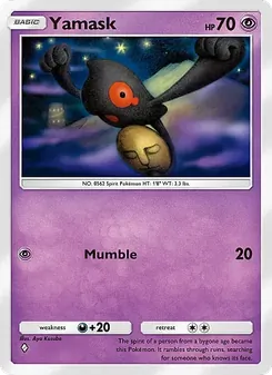 Pokémon-Karte Yamask 110/226