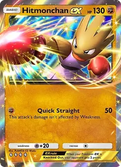 Pokémon-Karte Hitmonchan ex 124/226
