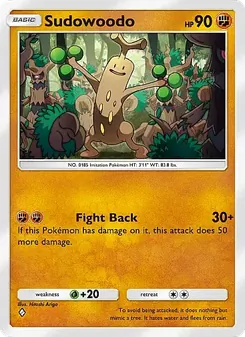 Pokémon-Karte Sudowoodo 125/226