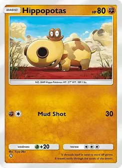 Pokémon-Karte Hippopotas 128/226